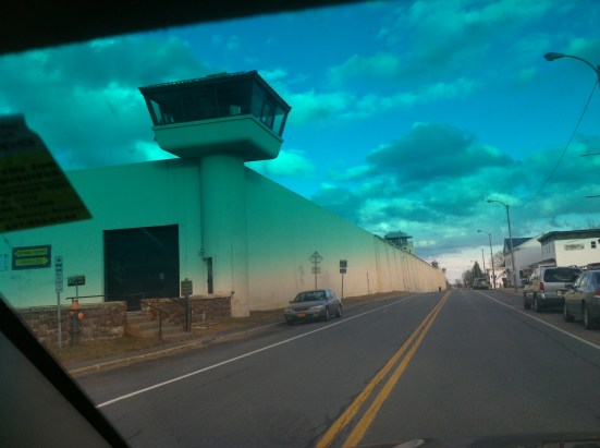 Watch Towers glare down at passer-byes from above.  If you look close enough you can see several guards pacing in each tower, carrying a sniper rifle loaded and ready.