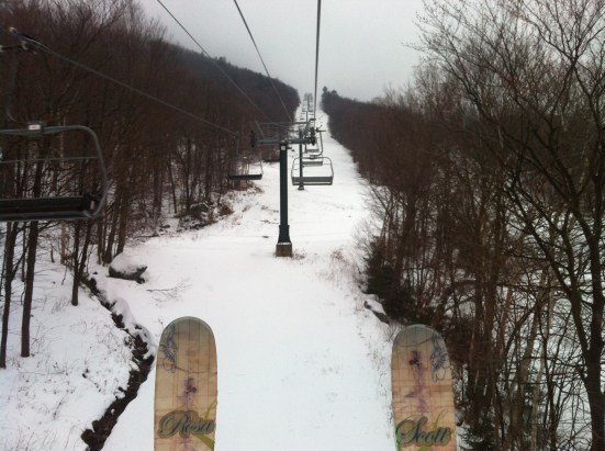 Up We Go, First Run of the Year!!!