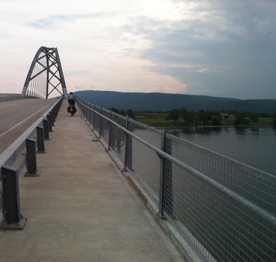 Crossing From VT to NY on the Crown Point Bridge